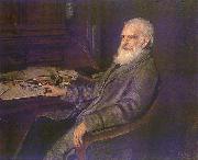 unknow artist, Portrait in oil of Otto Gildemeister